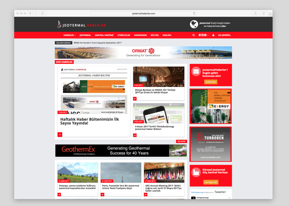 Launching JeotermalHaberler – a new geothermal news service in Turkish