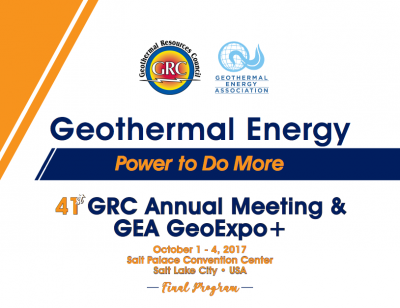 Final program released for GRC Annual Meeting and GEA GeoExpo+