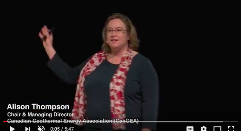 Video: Alison Thompson/ CanGEA on Geothermal Heat from Oil & Gas wells