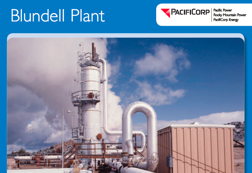 Job: Manager, Geothermal Plant, PacifiCorp – Milford, UT