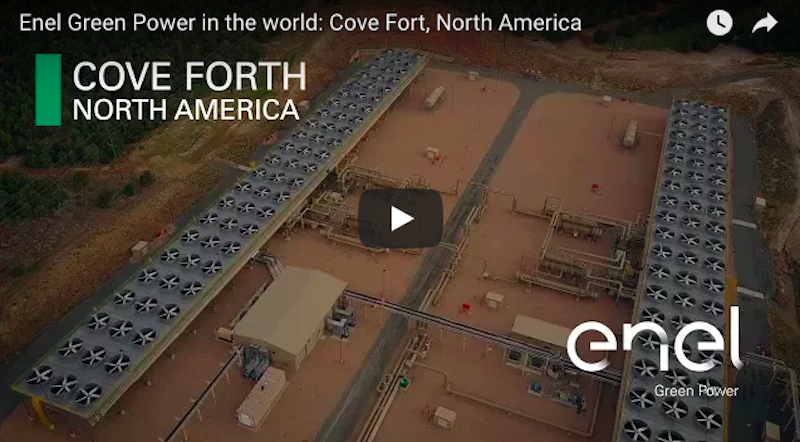 Video: an overview on the Cove Fort geothermal power plant in Utah