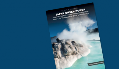 Report looking at low temperature small-scale geothermal opportunity in Japan