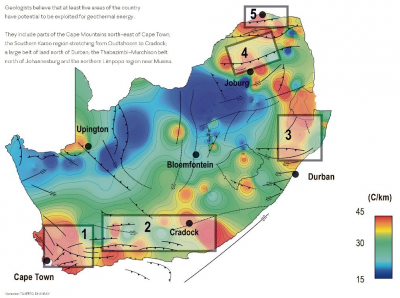 Scientists see geothermal potential in low-enthalpy resources of South Africa
