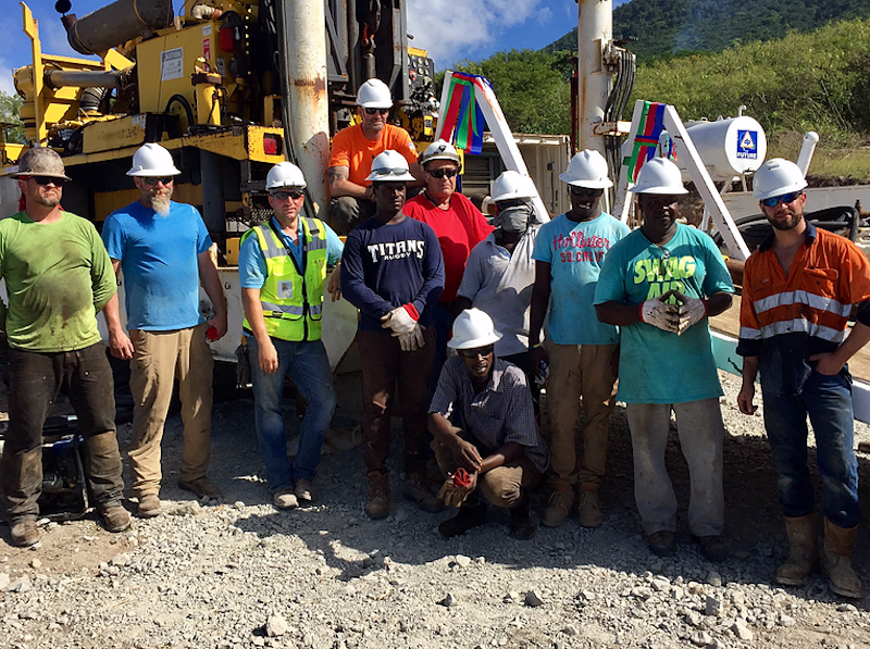 Nevis geothermal resource described at 255 C/ 492 F at depth of 3,000f/ 914m