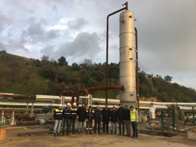 Direct contact steam condenser commissioned for Kubilay geothermal plant, Turkey