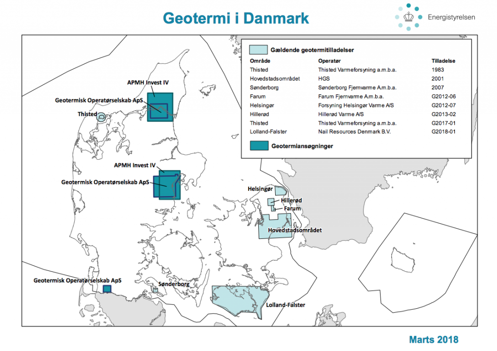 Recent tender for geothermal licenses in Denmark sees increased interest by developers