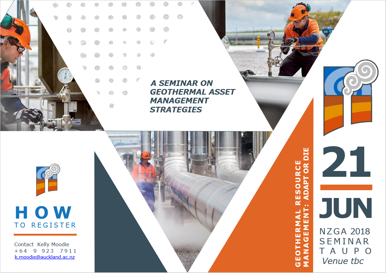 NZGA Seminar on Geothermal Asset Management Strategies, Taupo