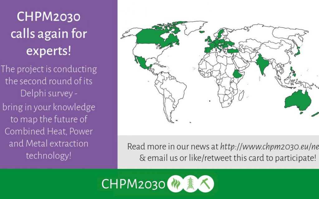 Survey CHPM2030 Delphi: call for geothermal and minerals experts