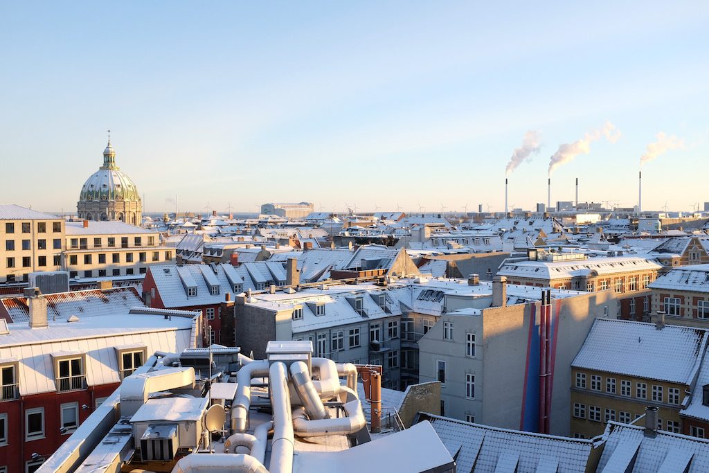 Vista invernal en Copenhague, Dinamarca (fuente: flickr/ Kristoffer Trolle, creative commons)