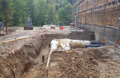 Construction progressing at combined geothermal heat and power plant in Holzkirchen, Germany