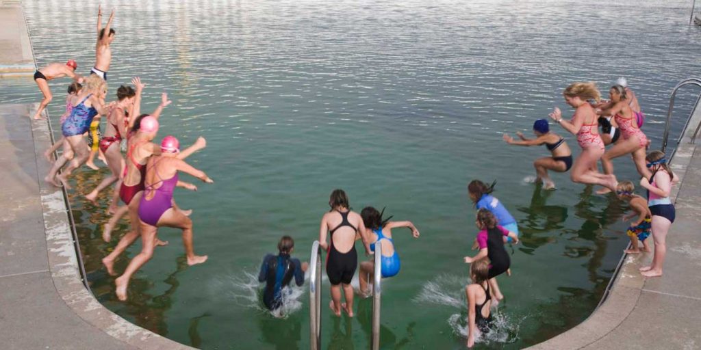 Geothermal heat arrives at Jubilee Pool in Penzance, Cornwall in the UK