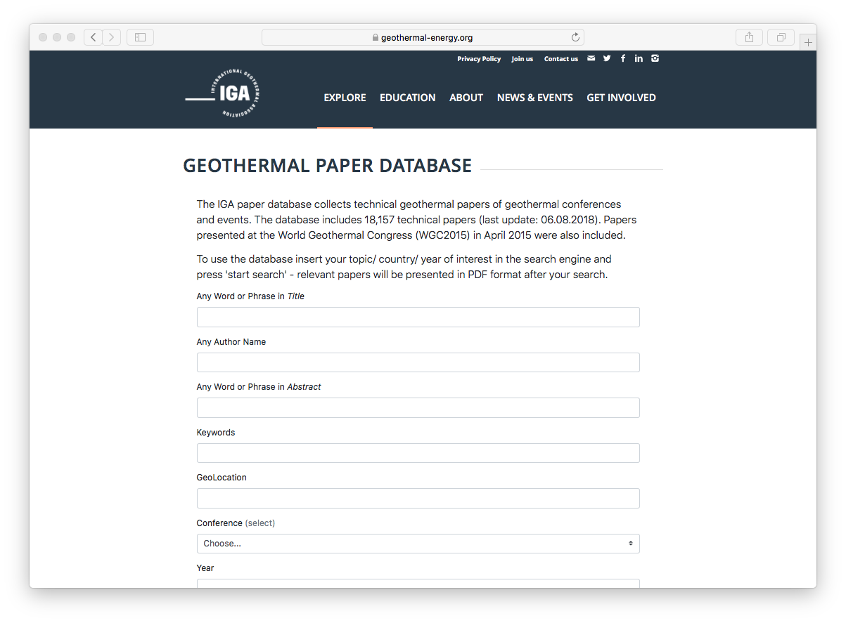 geothermal energy paper