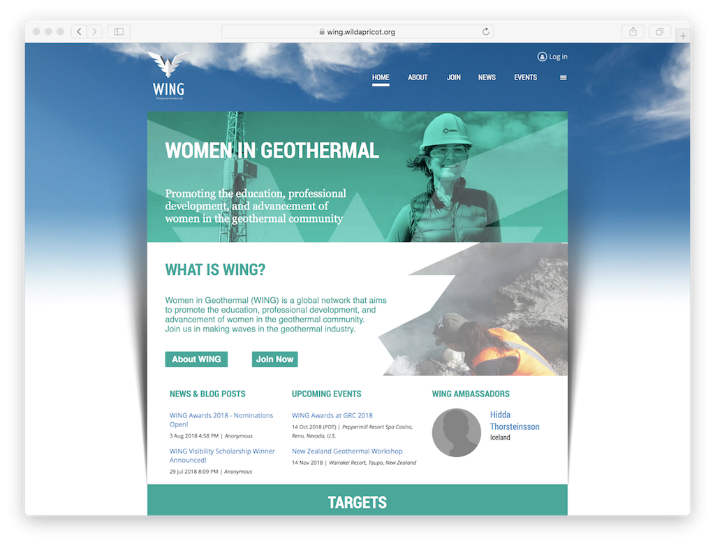 U.S. has taken on the global leadership of Women in Geothermal (WING)