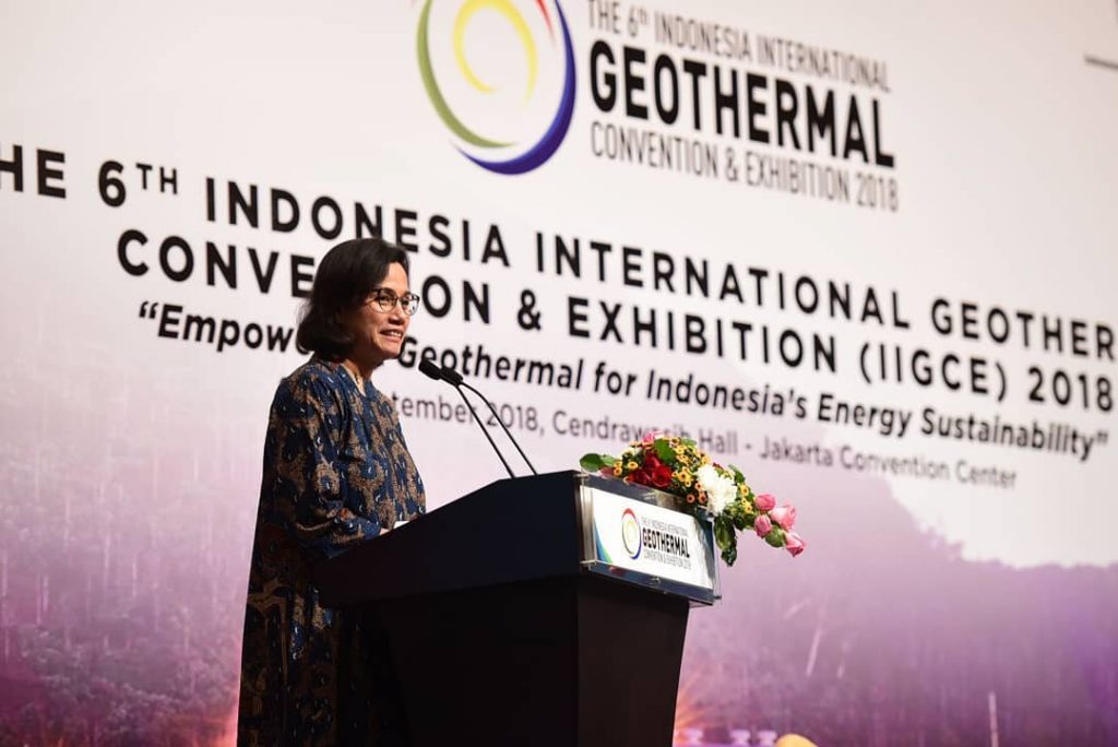 Indonesian Minister of Finance highlights great role of geothermal for Indonesia