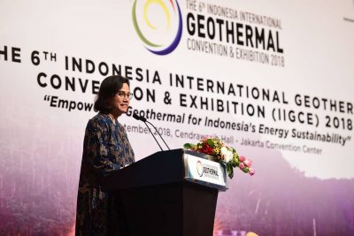 Indonesian Minister of Finance highlights great role of geothermal for Indonesia