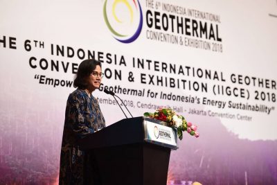 Indonesian Minister of Finance highlights great role of geothermal for Indonesia