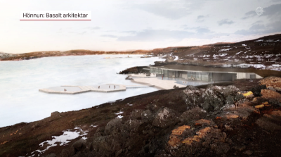 New geothermal bath being built at a lake in the East of Iceland