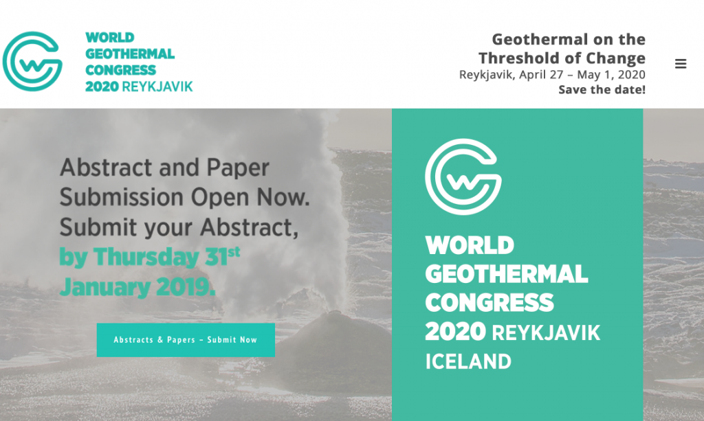 How to submit an abstract for the WGC2020? – Deadline Jan. 31, 2019