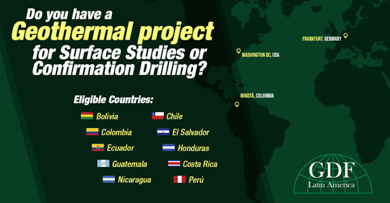 3rd Call under Geothermal Dev. Facility, Latin America runs out Jan 28, 2019