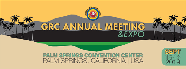 Final Program released for GRC Annual Meeting, Palm Springs, 15-18 Sept. 2019