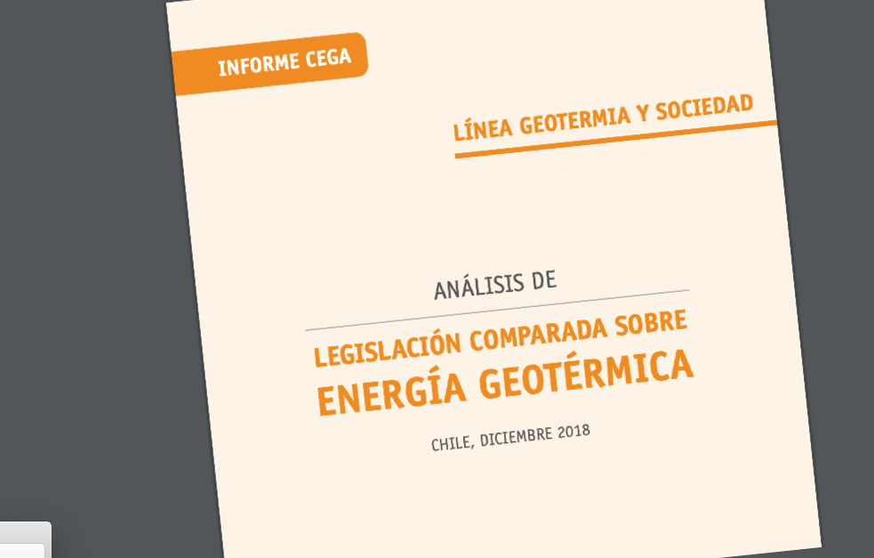 CEGA Report and recommendations on geothermal energy legislation in Chile