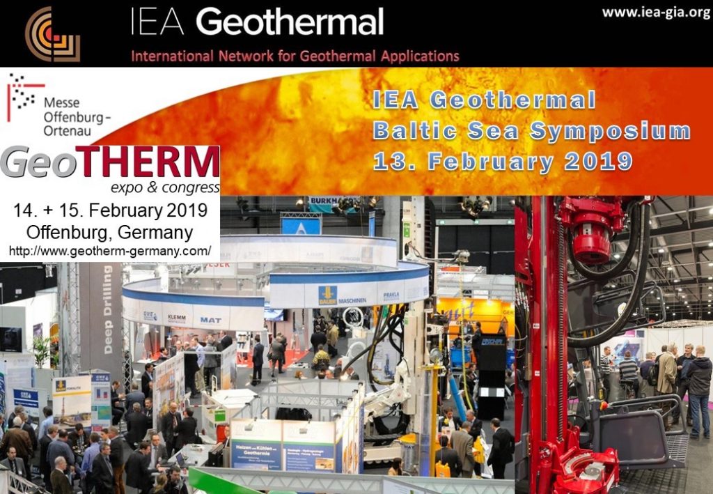 IEA – Geothermal Baltic Sea Symposium, GeoTHERM, Offenburg – 13 February 2019