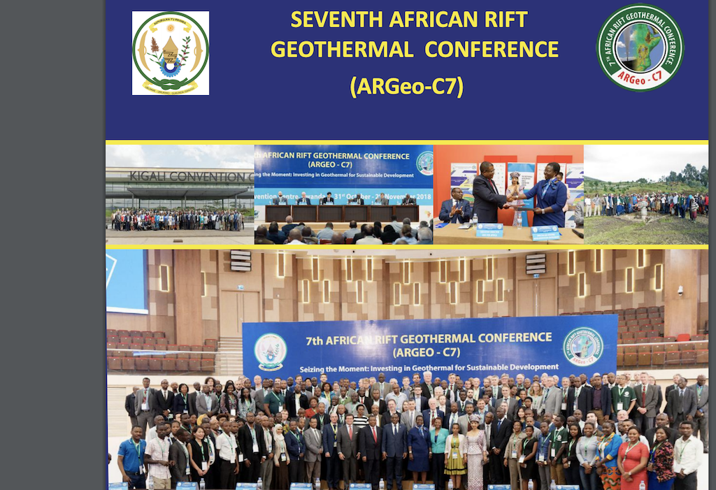 Report released on 7th ARGeo Conference held in Kigali, Rwanda, Nov. 2018