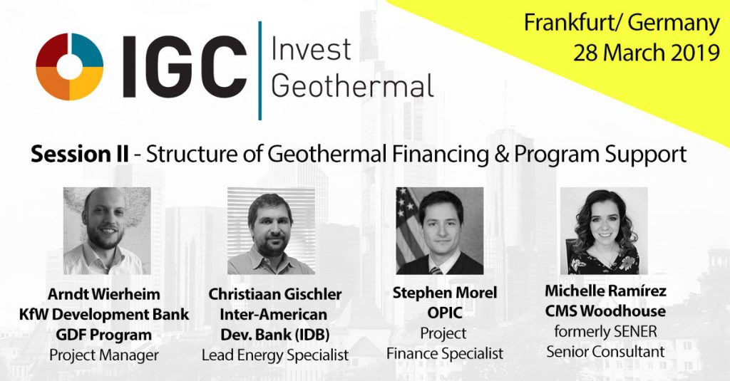 IGC Invest Geothermal – Exciting panel on structure of financing & program support