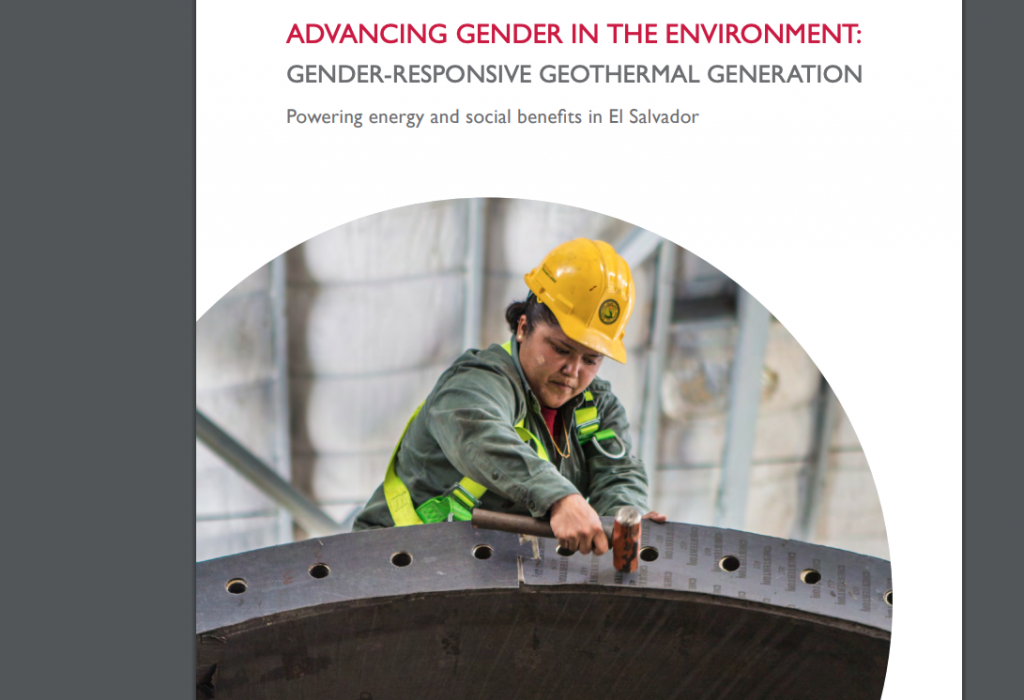 Case study on gender-responsive geothermal generation in El Salvador