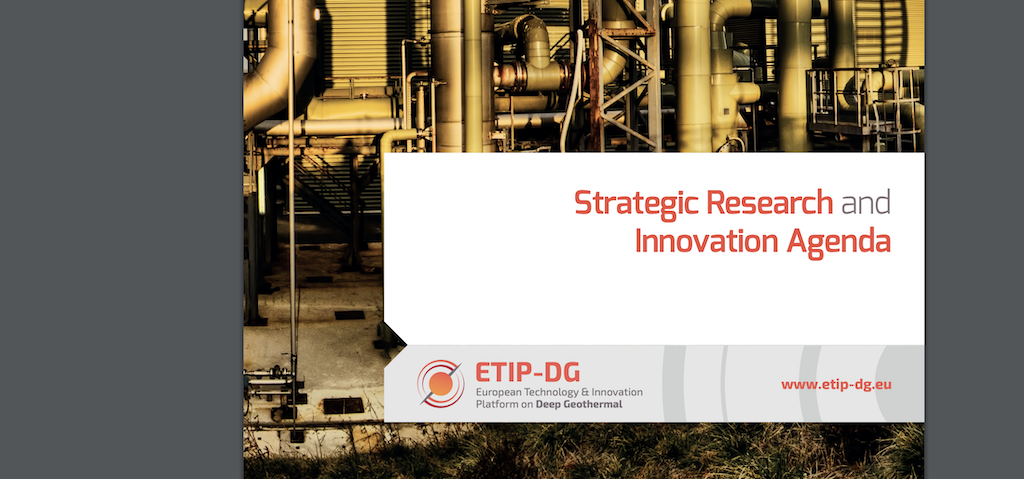 ETIP-DG releases Strategic Research & Innovation Agenda for Deep Geothermal