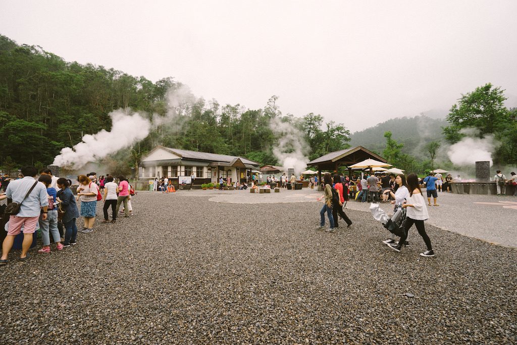 Geothermal Park – a popular tourism attraction in Yilan, Taiwan