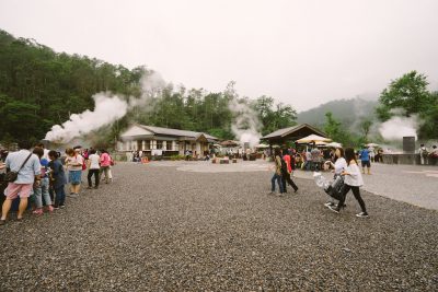 Geothermal Park – a popular tourism attraction in Yilan, Taiwan