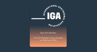 Elections for the Board of the International Geothermal Association to start June 30, 2019