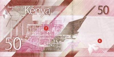 Kenya features geothermal plant on new 50 shilling bank note