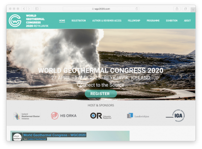 Registration opened for World Geothermal Congress 2020, Iceland
