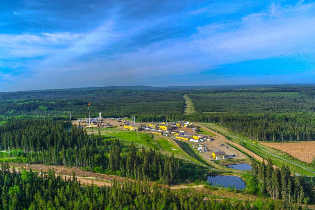 Geothermal potential in sedimentary basin in BC, Canada