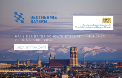 One week until the 7th Praxisforum Geothermie.Bayern conference in Munich, Germany