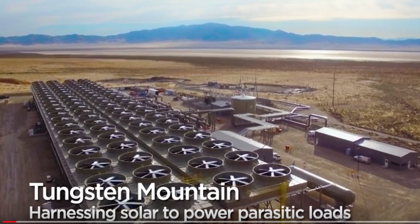 Video: adding solar PV plant to the Tungsten geothermal power plant in Nevada