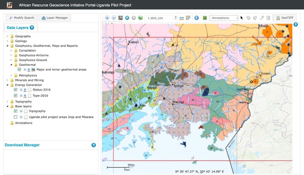 New Uganda Geoscience Data Portal to support mineral, land use, water and geothermal