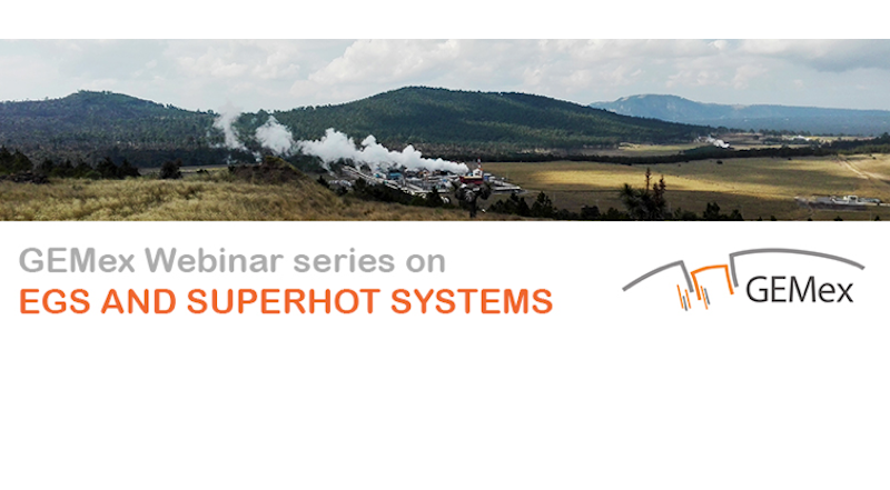 GEMex Geothermal Webinar Series – Citizen involvement, development, R&D – 28 Nov. and 5 & 12 Dec. 2019