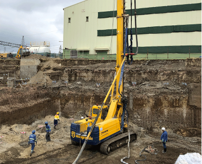 Foundations being laid for planned Olkaria I Unit 6 geothermal plant in Kenya