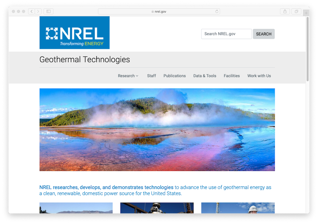 NREL on how its analysis work can help impact geothermal development