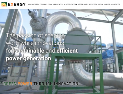 Exergy ORC restarts with TICA to boost integrated systems and advanced green power generation