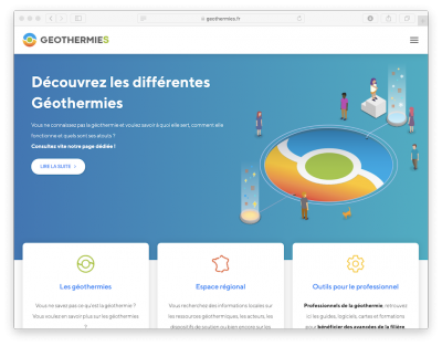 New geothermal energy information website platform launched in France
