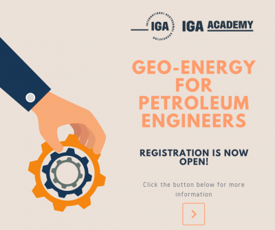 IGA Academy – Geo-energy for Petroleum Engineers, 10 Feb. 2020