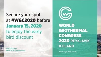 Less than 4 months away – World Geothermal Congress 2020 in Reykjavik, Iceland