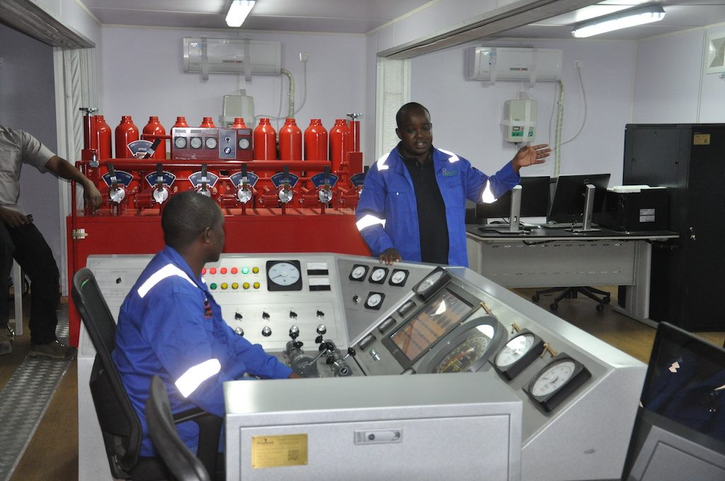 Geothermal drilling rig simulator by GDC in Kenya