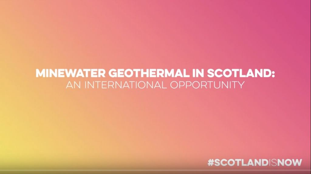 Webinar recording: Minewater geothermal energy opportunities in Scotland