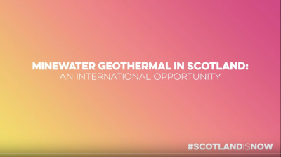 Webinar recording: Minewater geothermal energy opportunities in Scotland