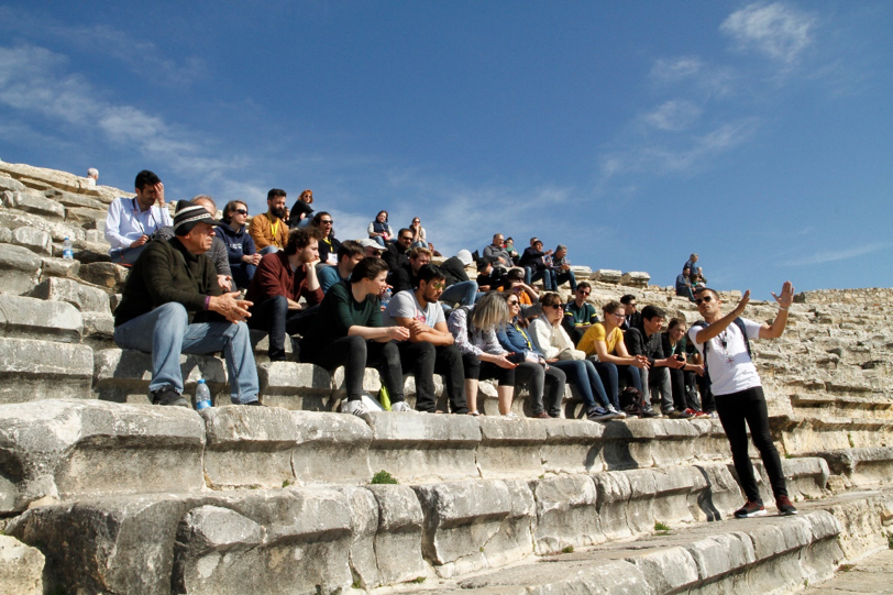 Professional guided tour to Hierapolis ancient city in Denizli Turkey during EGPD 2020